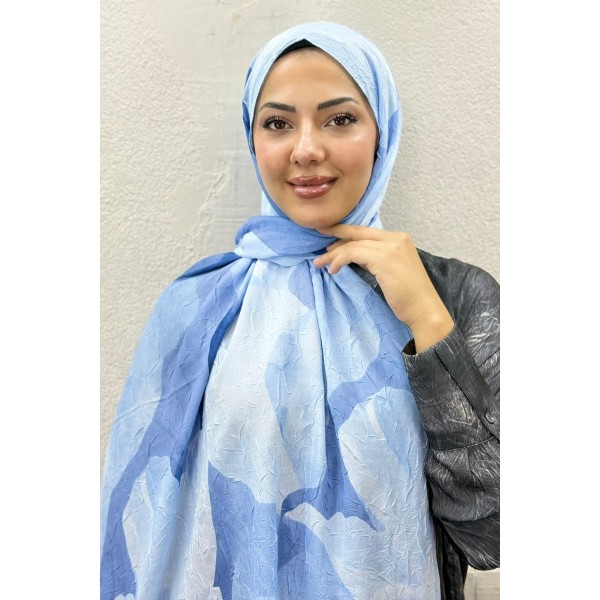 Desenli Bambu Şal 039BM